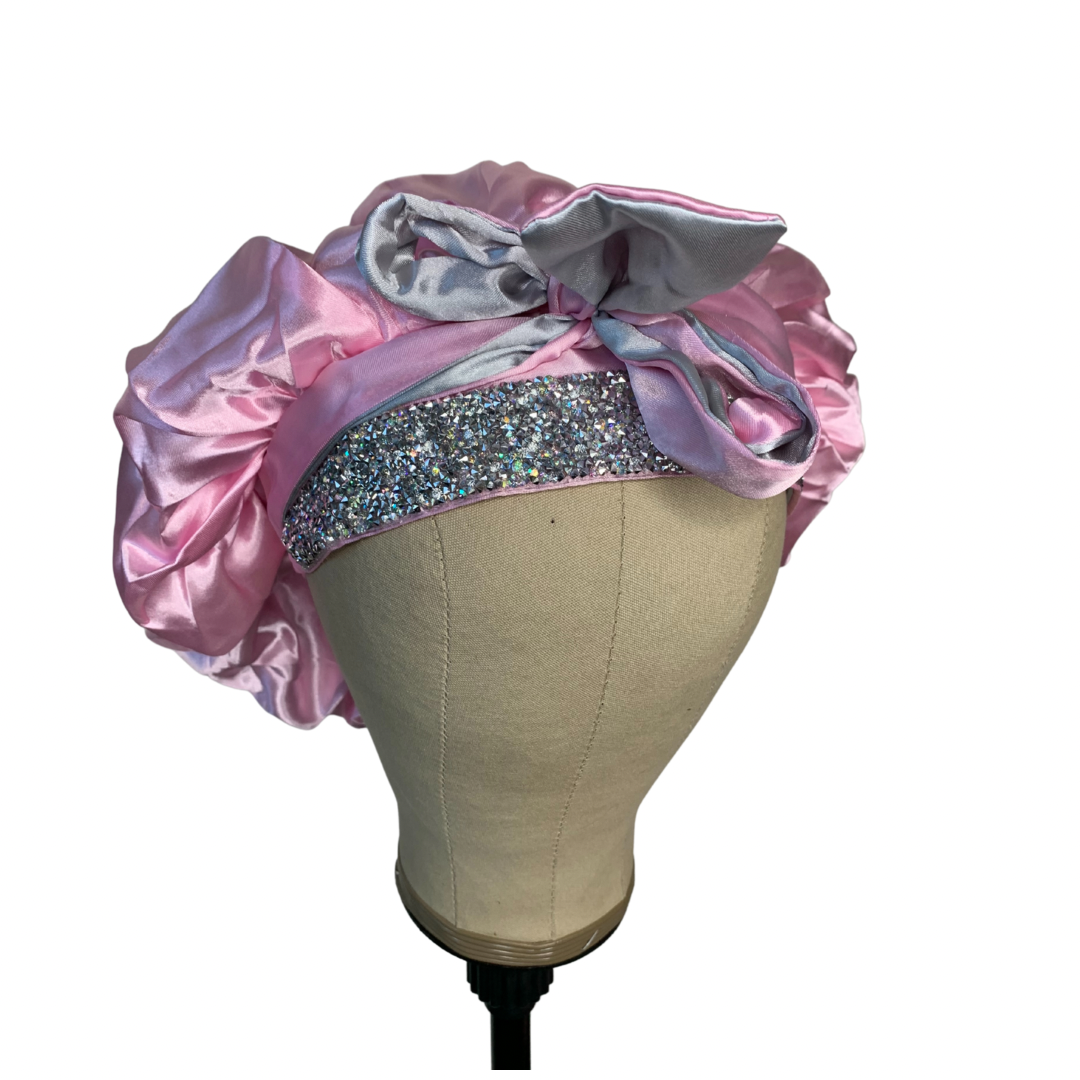 2021 New Arrives Low MOQ Luxury Silk Hair Bonnet Designer Bonnets