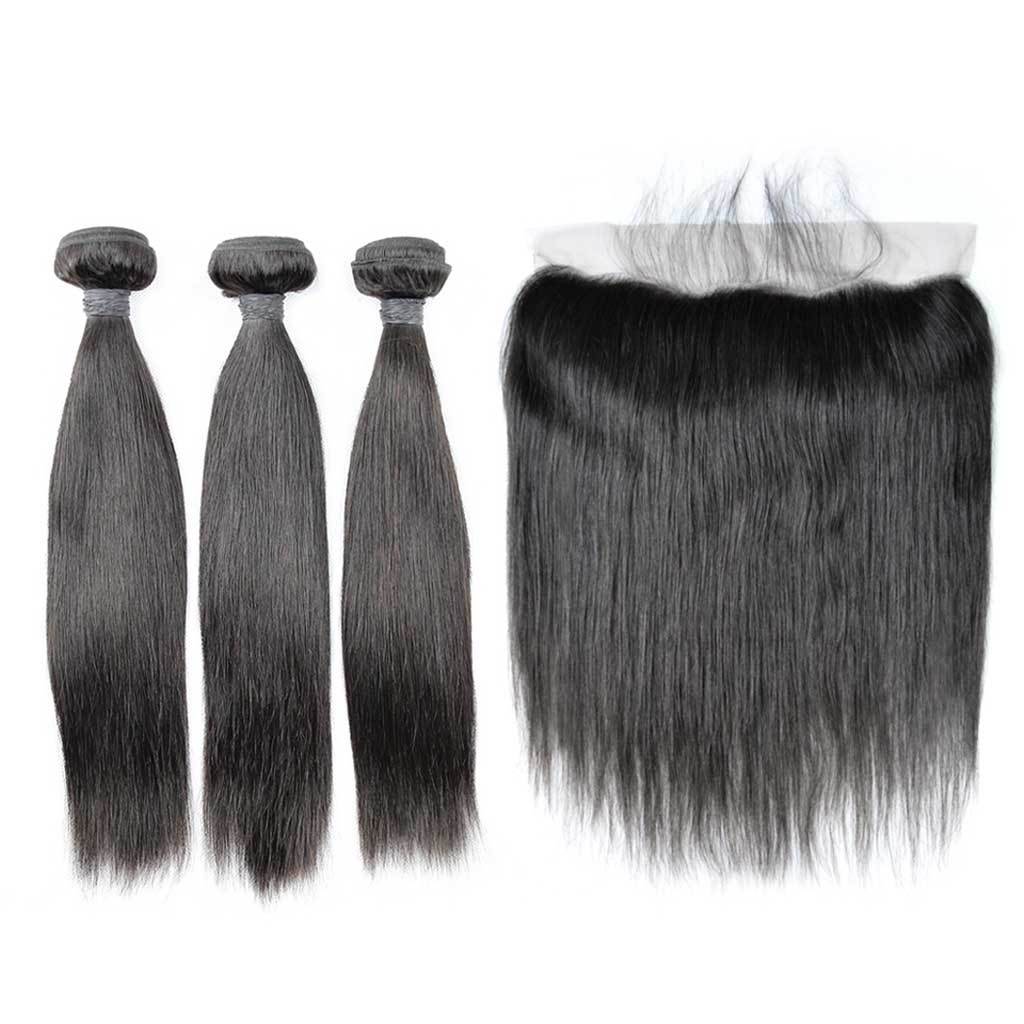 Straight Bundles + Frontal – Shophairfromnee